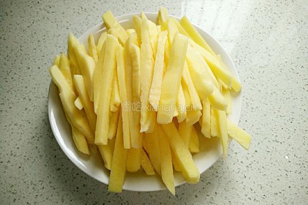 自制土豆条的做法图解4