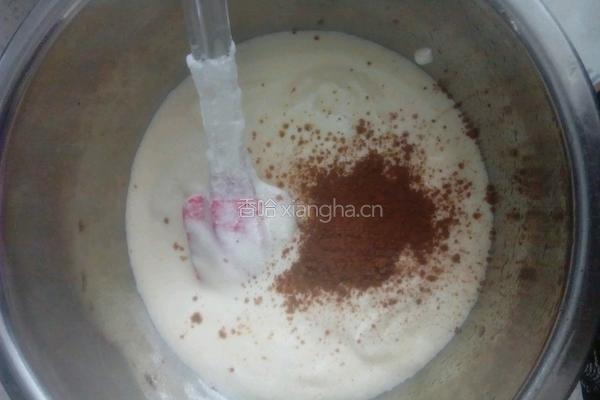八寸三色戚风蛋糕的做法图解10