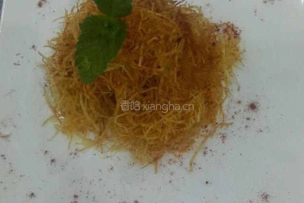 炸薯丝 配菜西式