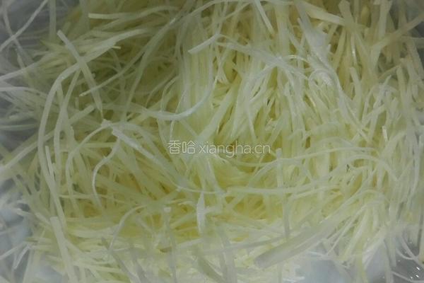 炸薯丝 配菜西式的做法图解4