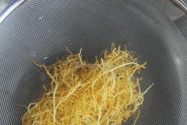 炸薯丝 配菜西式的做法图解6