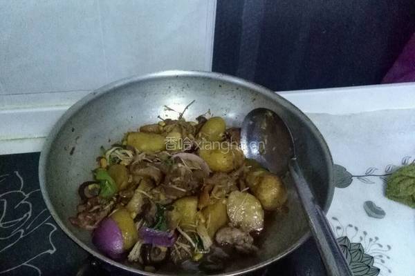 土豆香菇焖鸭的做法图解9