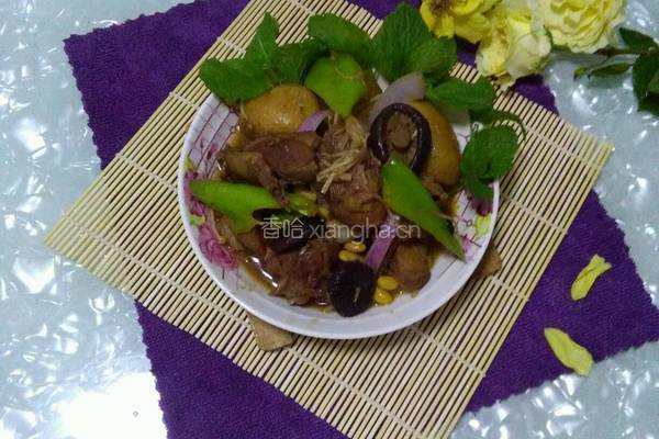 土豆香菇焖鸭的做法图解10