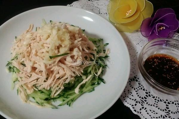鸡丝黄瓜的做法图解7