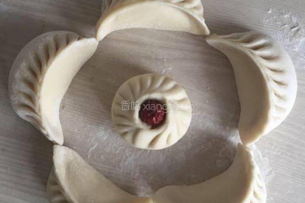 月牙蒸饺的做法图解4