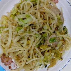 包菜肉丝焖饼的做法[图]