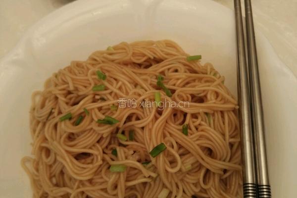 葱油拌面的做法图解5