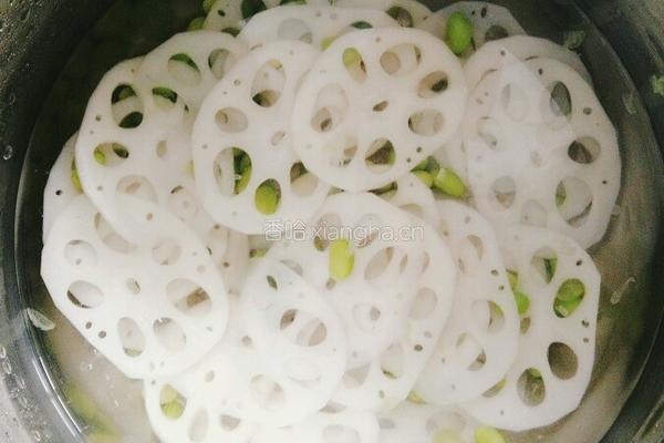 青豆藕片的做法图解6