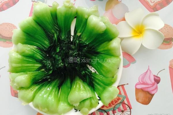 清炒油菜的做法图解5