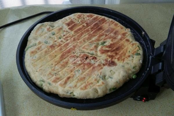 葱花发面杂粮饼的做法图解7