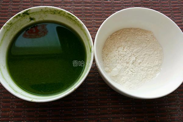 菠菜饼的做法图解2