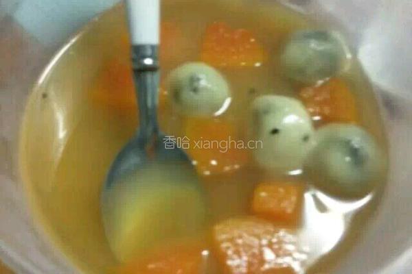 芝麻木瓜汤圆的做法图解5