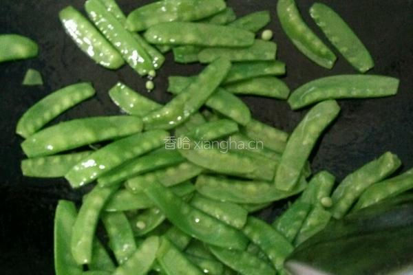 荷兰豆炒肉的做法图解6