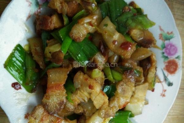 回锅肉 五花肉 蒜苗 郫县豆瓣酱 