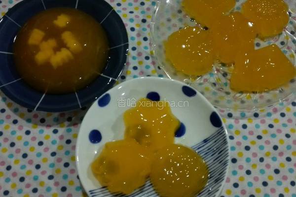 橙汁芒果粒果冻的做法图解10