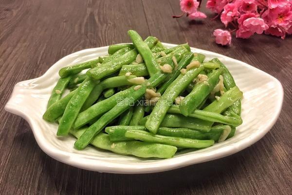 蒜香四季豆的做法图解7