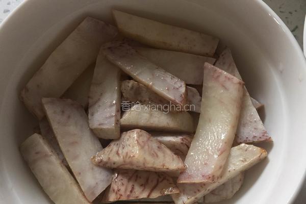 香芋豆豉蒸排骨的做法图解7