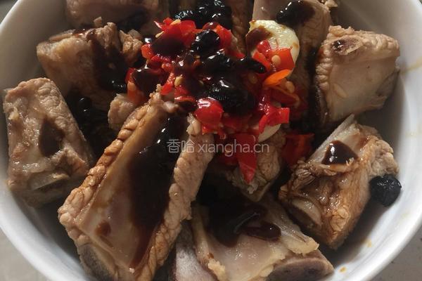 香芋豆豉蒸排骨的做法图解8