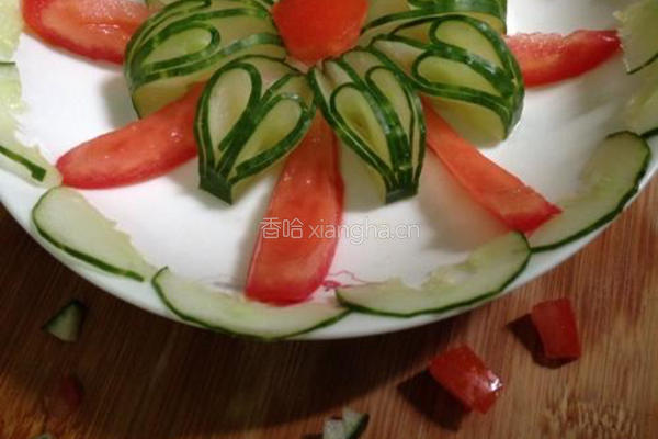 蔬果拼盘的做法图解10
