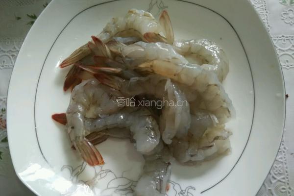丝瓜酿虾的做法图解4