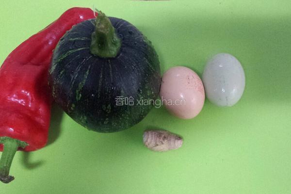 嫩南瓜炒鸡蛋的做法图解1
