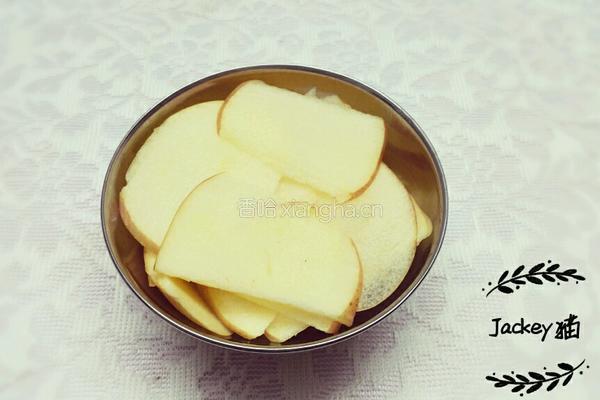 鲜稣苹果片的做法图解3