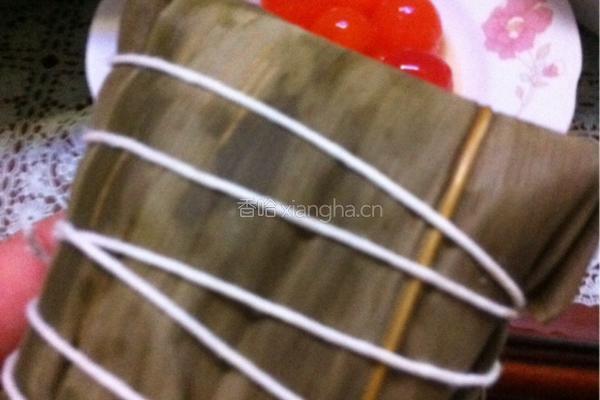鲜肉粽，鲜肉蛋黄粽的做法图解6