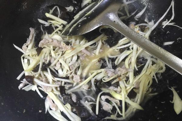 茭白肉丝的做法图解6