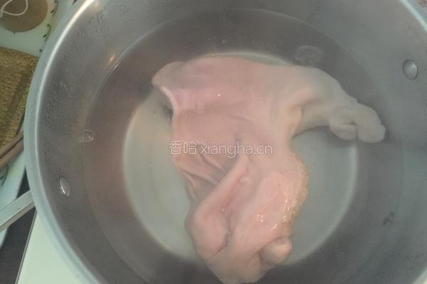 酸菜炒猪肚的做法图解6