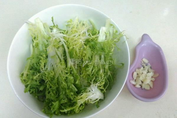 凉拌苦菊的做法图解1