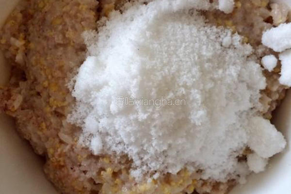 糯米风味腊肠豆渣馒头卷的做法图解5