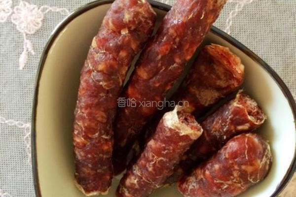 糯米风味腊肠豆渣馒头卷的做法图解6