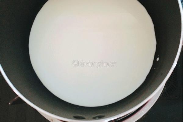 椰丝牛奶小方糕的做法图解4