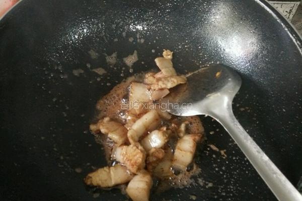 四季豆炒五花肉的做法图解5