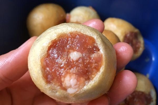 油面筋灌肉的做法图解4