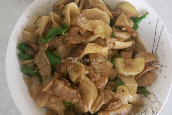 猪肉萝卜片的做法图解4