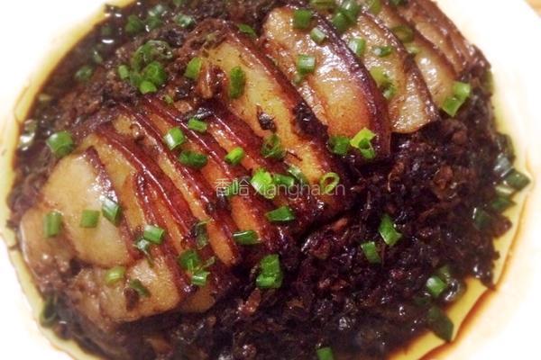 梅菜扣肉的做法图解21