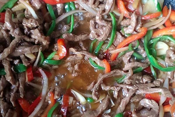 双色牛肉丝的做法图解9
