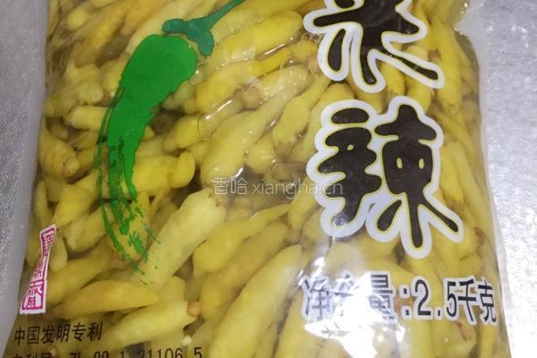 小米辣泡茭头的做法图解3