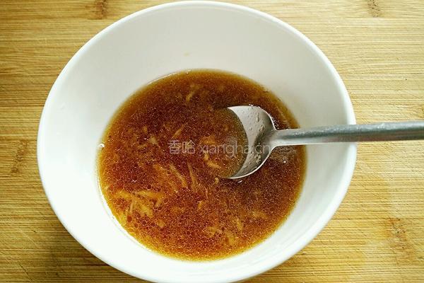 姜汁菠菜的做法图解4
