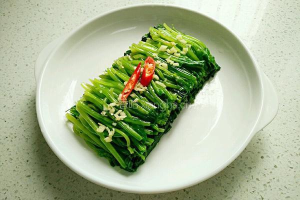 姜汁菠菜的做法图解7