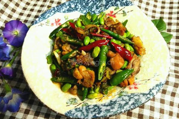 鸡丁炒毛豆的做法图解9