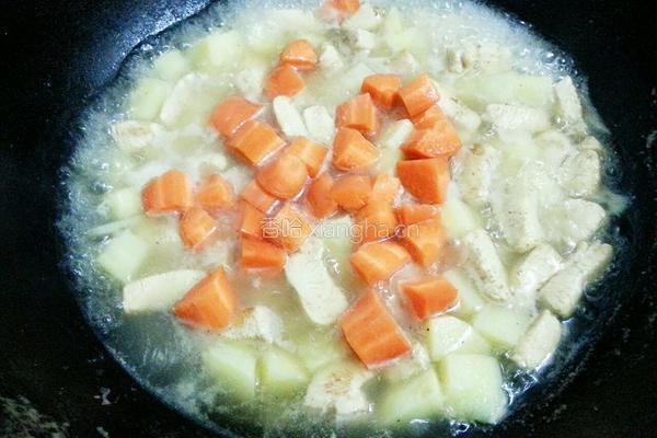 咖喱土豆鸡块的做法图解6