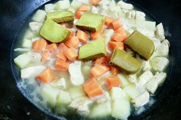咖喱土豆鸡块的做法图解7
