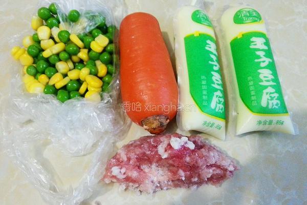 什锦耗油日本豆腐的做法图解1