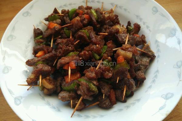孜然牙签羊肉的做法图解10
