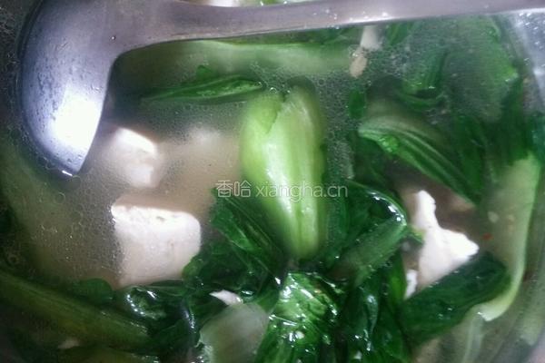 青菜豆腐汤