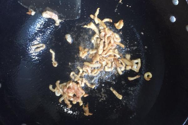 榨菜肉丝炒米粉的做法图解7