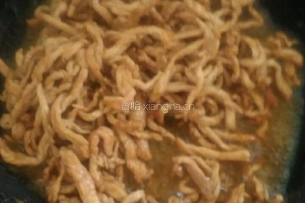 京酱肉丝的做法图解4