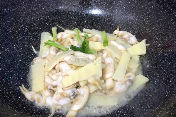 酸笋炒海蛏的做法图解6